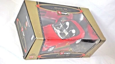 Coche modelo BMW M Roadster Bburago 1:18 rojo blanco interior 3349 en caja coleccionistas Foto 1 de 4