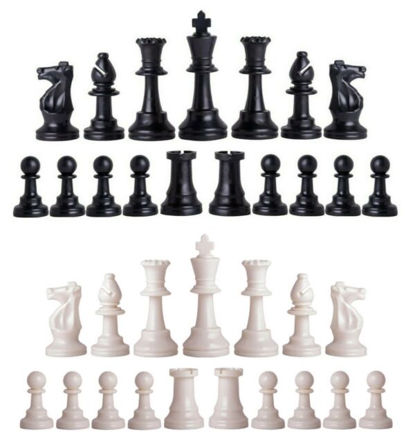 The House of Staunton Analysis Chess Set Combo (Black) Plastic