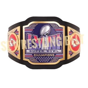 Kansas City Chiefs Super Bowl LVIII Champions WWE Legacy Title Belt Replica Adul