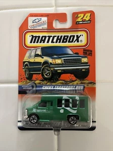 Matchbox 1999 Speedy Delivery Series #24 Chevy Transport Bus National Rental Car - Picture 1 of 5