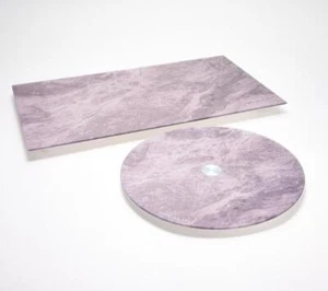 Henning Lee Tempered Glass Countertop Tray and Lazy Susan Set - Picture 1 of 8