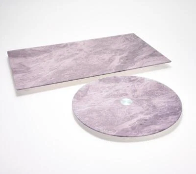 Henning Lee Tempered Glass Countertop Tray and Lazy Susan Set - Image 1 of 4