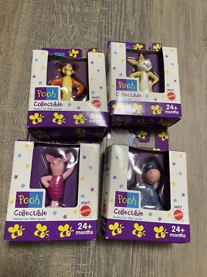 Vintage Winnie The Pooh Collectible  Mattel Set Of 4 figures - Изображение 1 из 4