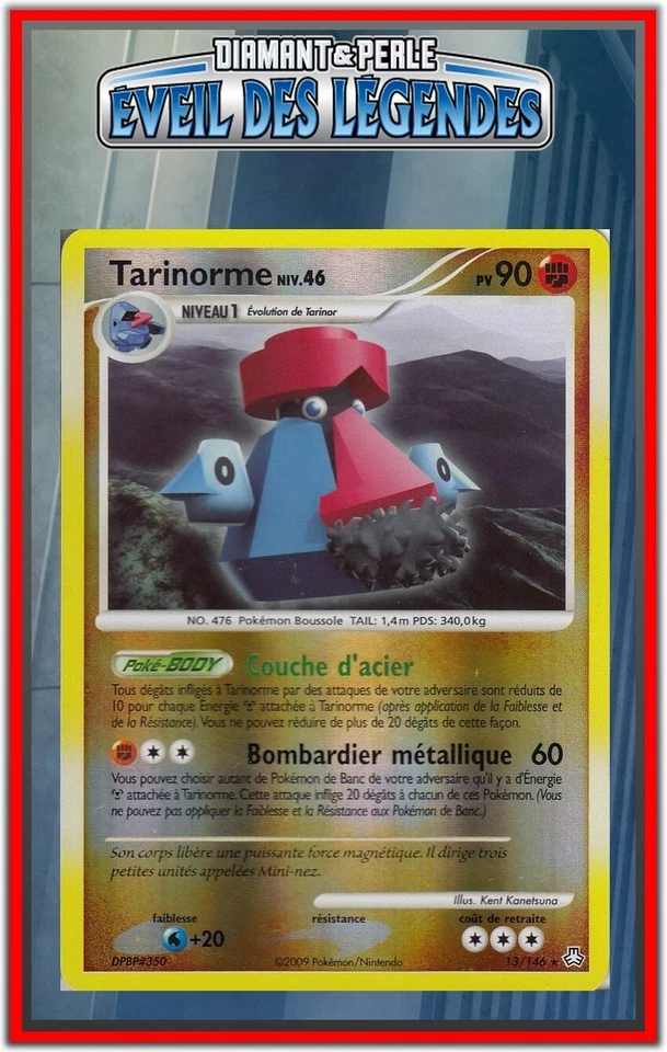 Tarinorme Reverse - DP06: Awakening Of Legends - 13/146 - French Pokémon Card - Image 1 of 1