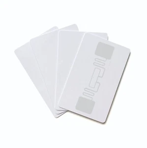 UHF Card RFID ISO18000-6C 860~960MHZ Alien H3 Plastic blank White -200pack - Picture 1 of 8