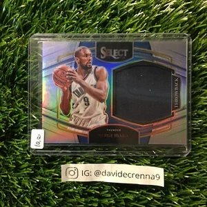 2021-22 Serge Ibaka Panini Select #TM-SIB HOLO SILVER JERSEY PATCH - Picture 1 of 2