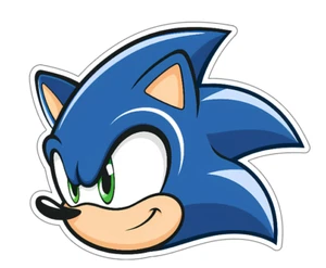 7X6cm 3pcs Sonic Sega Vinyl Stickers Laptop Mobile Phone Books Waterproof - Picture 1 of 2