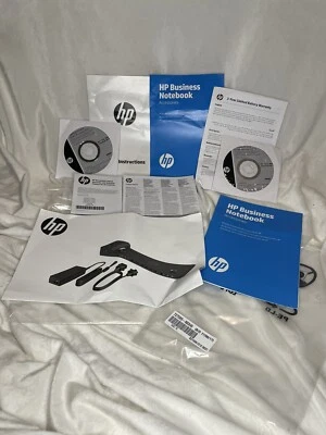 HP Buisness Notebook Accessories Setup Installation Instructions Manuels And Cds - Image 1 of 4