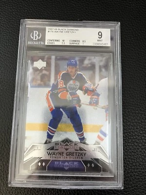 2007-08 Upper Deck Black Diamond Wayne Gretzky #176 HOF- Graded 9 - Image 1 of 2