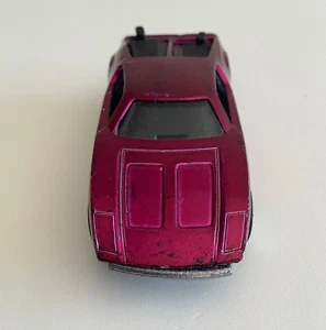 Interior base retorcida Hot Wheels Redline error de fábrica AMX 2 magenta 1970 EE. UU. - Imagen 1 de 11