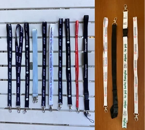 COLLARI PORTA BADGE INGRESSO VARI TIPI  LOTTO  16 PEZZI - Foto 1 di 3