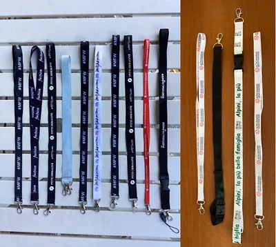 COLLARI PORTA BADGE INGRESSO VARI TIPI  LOTTO  16 PEZZI - Immagine 1 di 3