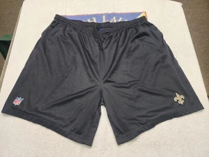 Player issue worn Reebok ONFIELD NEW OREANS SAINTS TRAINING SHORTS MEN 3XL - Picture 1 of 9