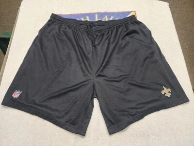 Player issue worn Reebok ONFIELD NEW OREANS SAINTS TRAINING SHORTS MEN 3XL - Image 1 of 4