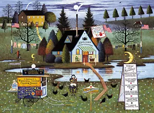 Buffalo Games - Charles Wysocki - Know It All - 1000 Piece Jigsaw Puzzle for Adu - Picture 1 of 12