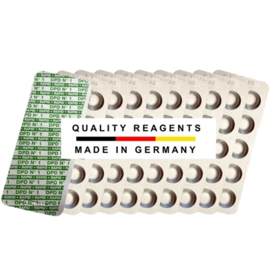 HARREN24 100 Test-Tabletten RAPID DPD1 freies Chlor Pooltester Wassertester Whirlpool
