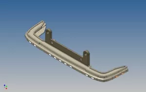 LBAR - Low Bar für Tamiya Actros M1:14 mit rundem Profil - Bild 1 von 2
