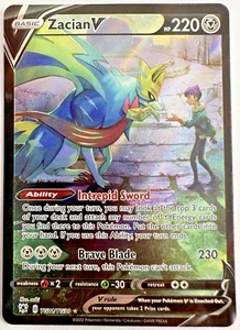 Zacian V TG21/TG30 Astral Radiance Trainer Gallery Holo Ultra Rare Near Mint NM - Picture 1 of 10