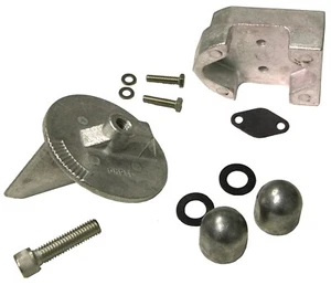 Kit de ánodo de aluminio se adapta a unidades exteriores Mercruiser Alpha 1 Generación 1 kit completo con hardware - Imagen 1 de 4