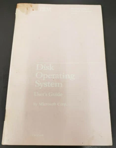 Guía del usuario del sistema operativo de disco IBM (DOS) 1983 de colección por Microsoft 1502344 - Imagen 1 de 4