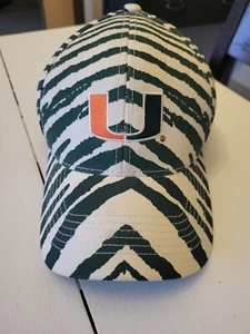 Zubaz by Top of the World Miami Hurricanes Snap Back Hat - Picture 1 of 7