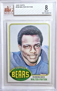 1976 Topps #148 Walter Payton Rookie Card RC BGS BVG 8 NM-MT Centered! GOAT - Picture 1 of 2