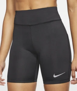 Nike Fast Womens Dri-Fit 7" Compression Shorts CJ2373-010 Black Size XS NEW - Picture 1 of 12