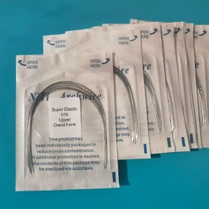 300 Pcs Dental Arch Wire Orthodontic Super Elastic Niti Round Ovoid Form Tooth - Picture 1 of 5