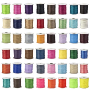 175yards/roll Korean Waxed Polyester Cord  Jewelry Beading Thread String 0.5mm - Picture 1 of 198