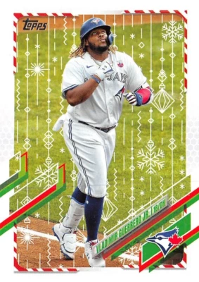 2021 Topps Holiday #HW146 Vladimir Guerrero Jr. Toronto Blue Jays 🎄⚾🎄 - Image 1 of 3