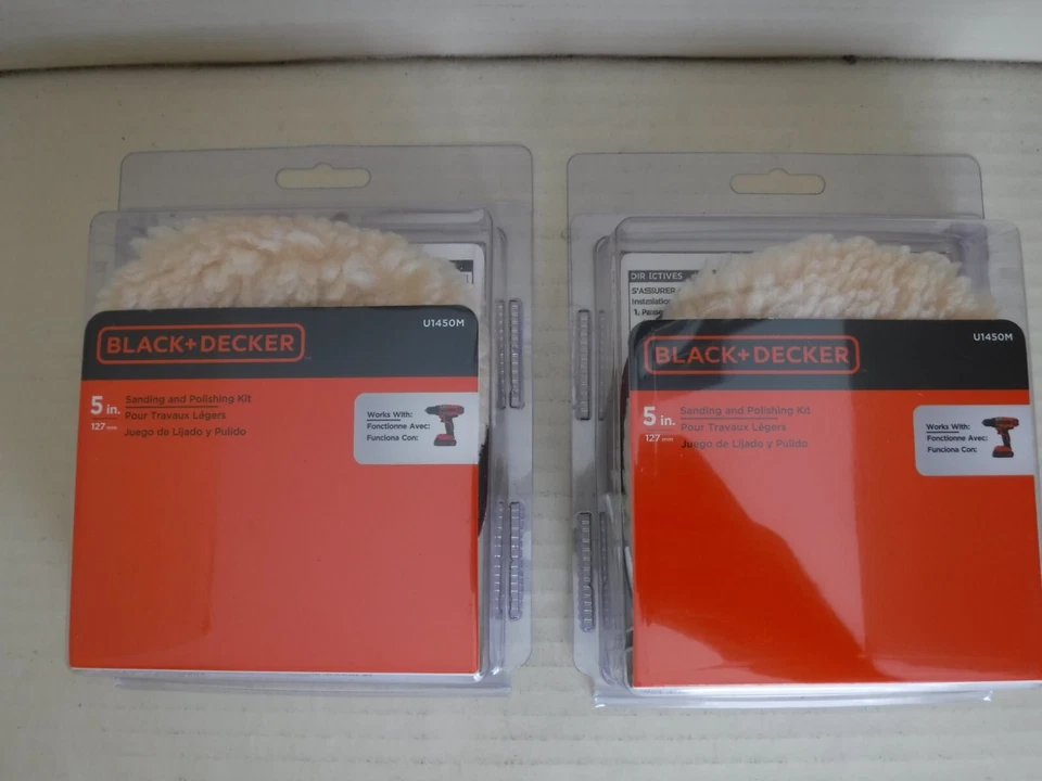 Black & Decker 5-in Sanding and Polishing Kit U1450B