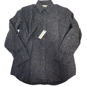 Taylor Stitch Herren Gr. 38 Coal Donegal Langarm Hemd mit Knopfleiste Bio-Baumwolle - Bild 1 von 11