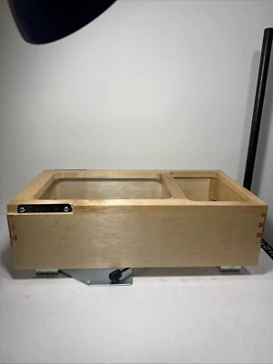 Rev-A-Shelf 4WCBM-15DM-1 SINGLE 35 Qt Bottom Mount Pullout Trash Can Holder 15" - Image 1 of 4