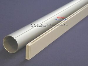 39" Roller Shade Blind Aluminum Rod & Weigh Bar Tube DIY Kit 