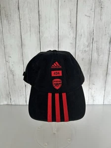 Gorra de béisbol Adidas 424 Arsenal edición limitada negra y roja talla única gorra grande - Imagen 1 de 10