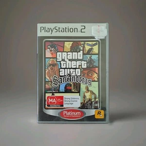 Grand Theft Auto San Andreas - Complete With Manual - PAL PS2 Sony PlayStation 2 - Picture 1 of 11