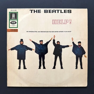THE BEATLES Help! First Pressing Vinyl Record Album Original Inner German Import - Image 1 of 2