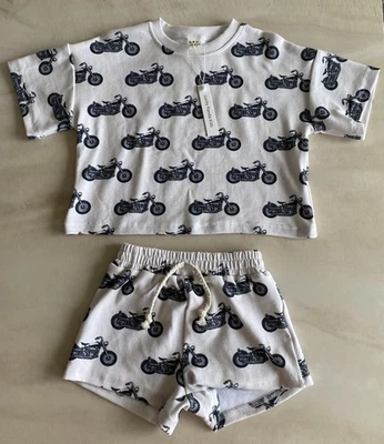 Juego Lucky Panda Niños 18-24 Meses, Motocicletas Blanco y Negro, Nacido para Pasear Foto 1 de 3