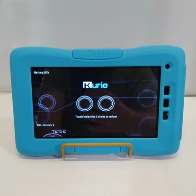 KD Interactive Kurio 7" Android Kids Tablet Blue Bundle Factory Reset No Charger - Bild 1 von 4