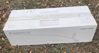 NEW Fanimation BPW853 1BPW8531-64WW Wrap Custom Set of 3 Blades 64" inch WHITE - Image 1 of 4