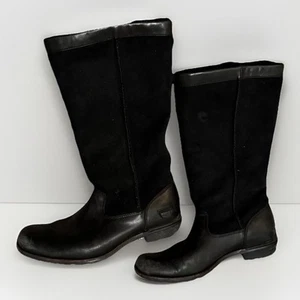 UGG Australia Tall 5594 Stiefel schwarz Wildleder Lammfell gefüttert Damengröße 7,5 - Bild 1 von 9