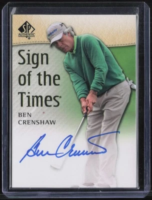 2013 SP Authentic Sign Of The Times Ben Crenshaw Auto Autograph  - Image 1 of 2