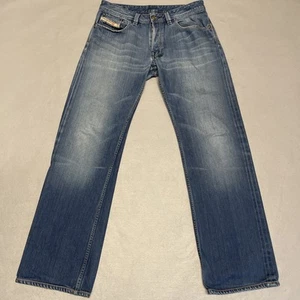 Diesel Jeans Mens W32 L32 Blue Levin Baggy Distressed Y2K Made In Italy Vintage - Picture 1 of 12