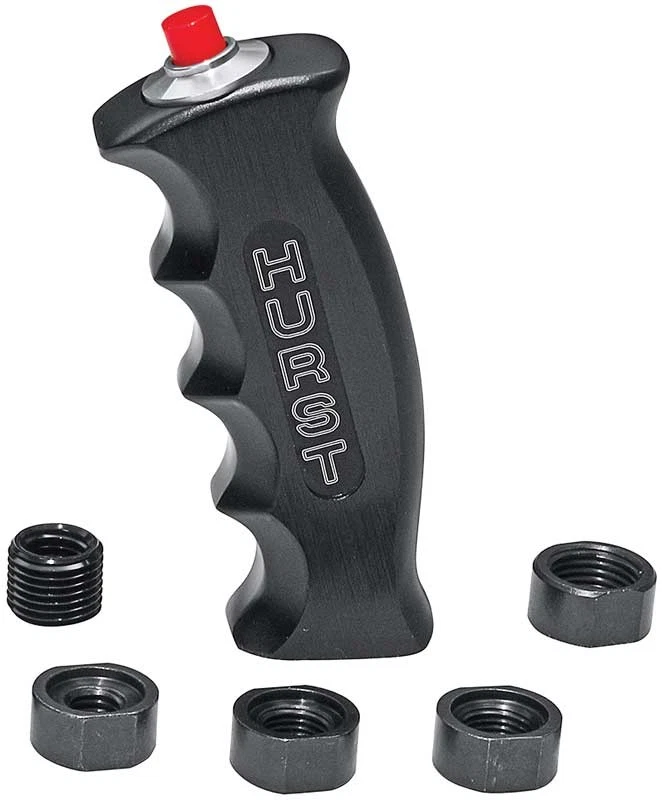 Hurst; Ajuste Universal; Billet Negro Anodizado; Empuñadura de Pistola Plus Mango de Cambio; Foto 1 de 1