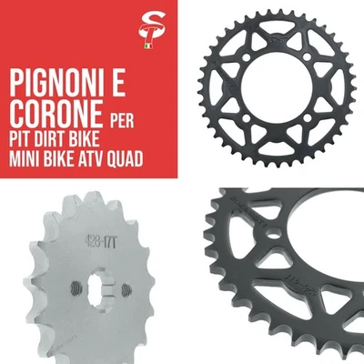 STI Pignone Pignoni Corone per Pitbike ATV Cross Quad 420 480 - Image 1 of 4