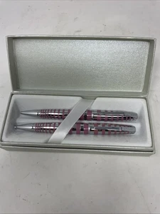 Juego de bolígrafos y lápices CROSS cromados Sydney rosa satinado 0,7 mm. Caja abierta - Imagen 1 de 6