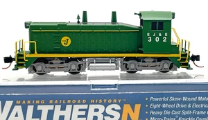 N WALTHERS 929-50107 EMD SW1200 LOCOMOTIVE ELGIN JOLIET & EASTERN EJ&E # 302 - Picture 1 of 3
