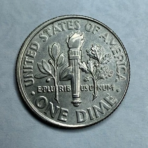 2019 P Roosevelt Dime Off Center Reverse - Bild 1 von 3