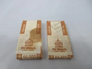 Vintage 1990 TRUMP TAJ MAHAL Opening Night PLAY MONEY Currency Bands - Bild 1 von 12