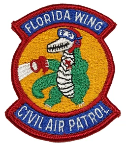 Original Military Army CAP Civil Air Patrol Florida Wing Merrow Edges Patch - Picture 1 of 2
